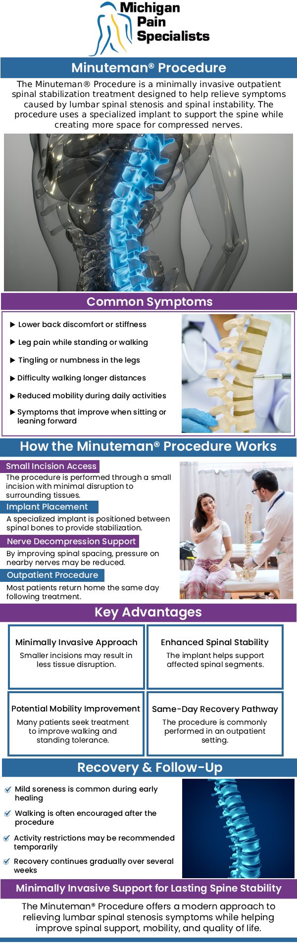 Common questions asked by patients: What is the Minuteman procedure? How does the Minuteman procedure help with spinal pain? How long does recovery take after a Minuteman procedure? Where can I consult a doctor for a Minuteman procedure in Ann Arbor, MI? For more information, contact us or request an appointment online. We are conveniently located at 710 Avis Dr #200, Ann Arbor, MI 48108. We serve patients from Ann Arbor MI, Saline MI, Ypsilanti MI, Dexter MI, and surrounding areas. Common questions asked by patients: What is the Minuteman procedure? How does the Minuteman procedure help with spinal pain? How long does recovery take after a Minuteman procedure? Where can I consult a doctor for a Minuteman procedure in Ann Arbor, MI? For more information, contact us or request an appointment online. We are conveniently located at 710 Avis Dr #200, Ann Arbor, MI 48108. We serve patients from Ann Arbor MI, Saline MI, Ypsilanti MI, Dexter MI, and surrounding areas.