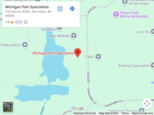 Get Directions to Michigan Pain Specialists in Ann Arbor, MI